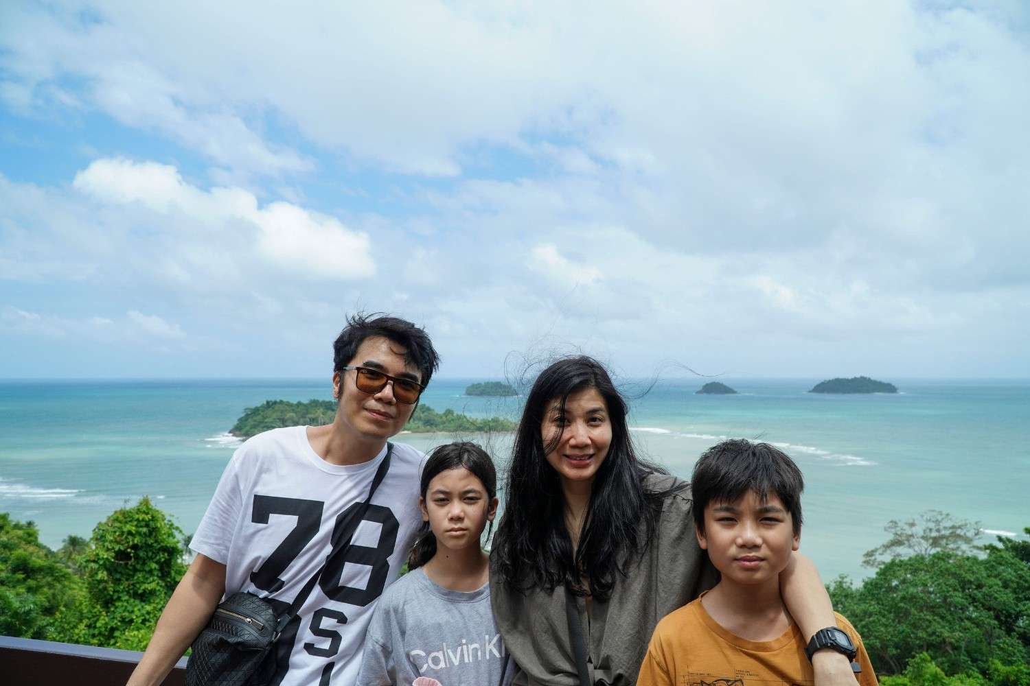 Family Vacation At Koh Chang Beach Thailand