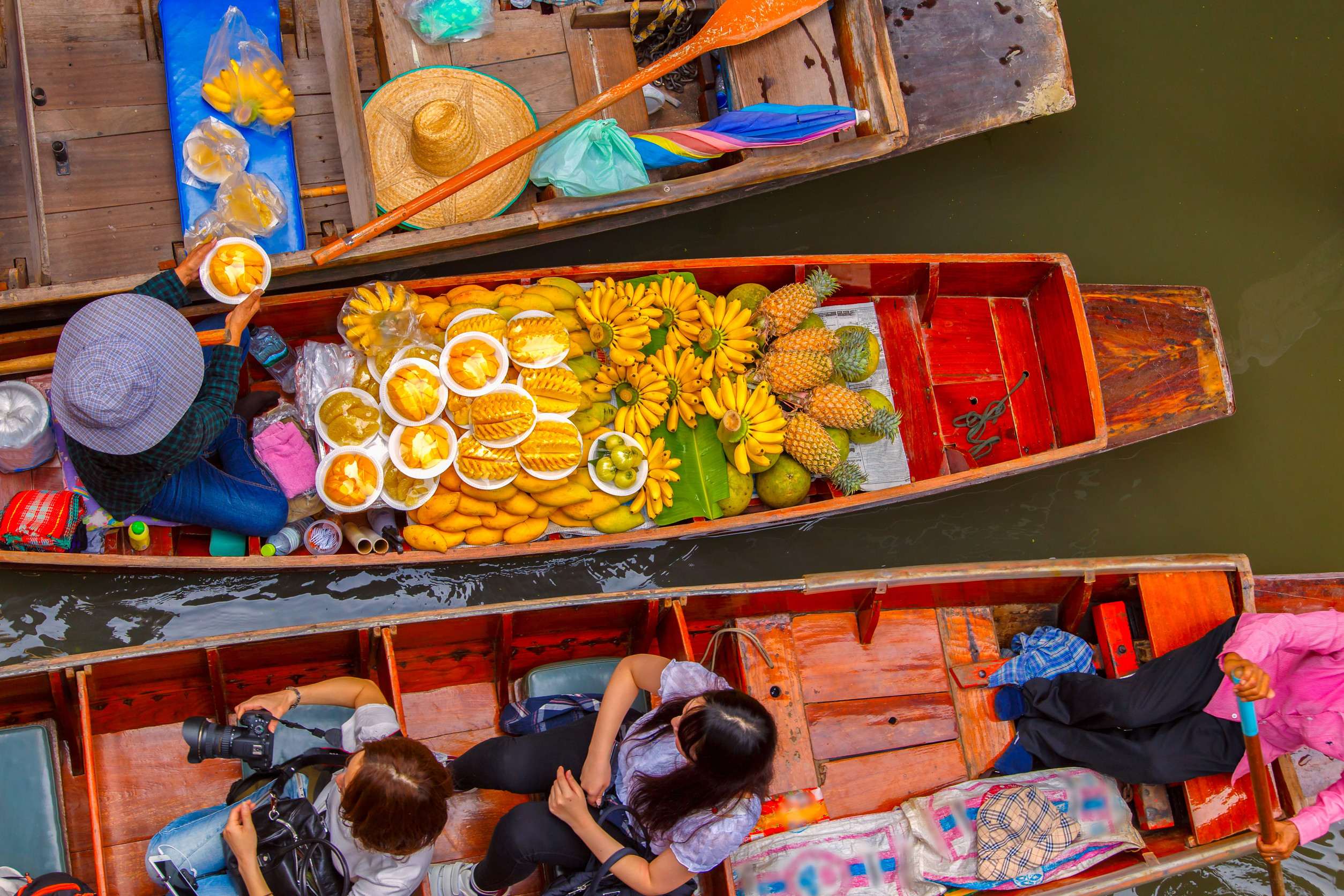 Floating Market Near Bangkok